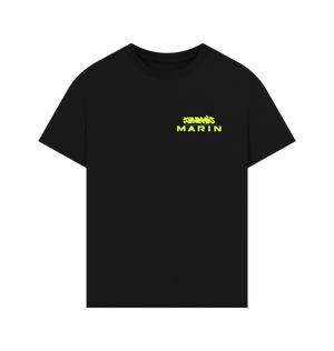 Black Printed T-shirt Front