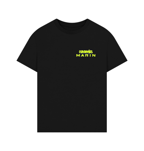 Black Printed T-shirt Front