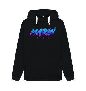Black Printed Sweater Front