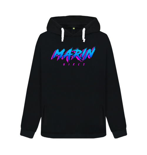 Black Printed Sweater Front