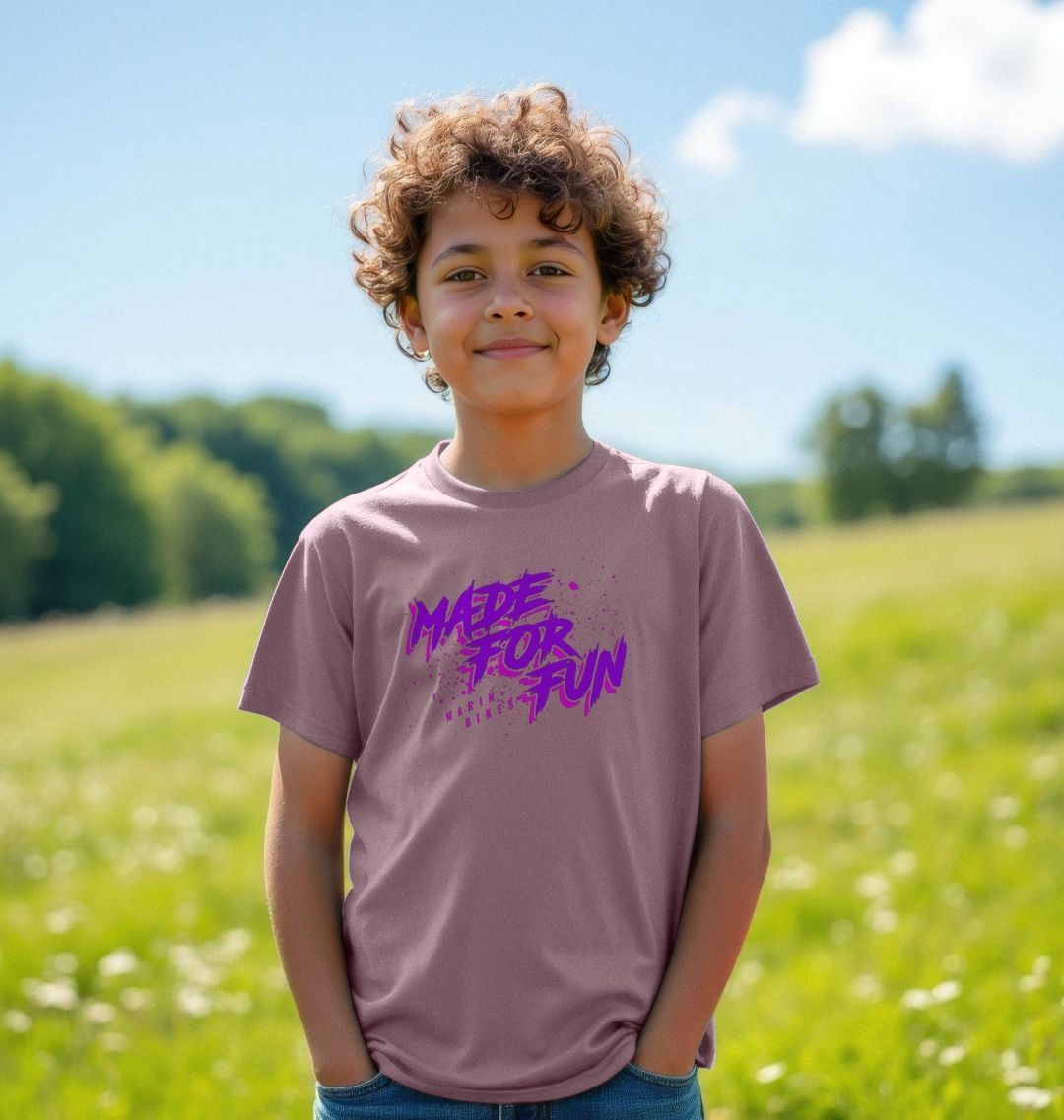 Marin Kid's T-shirt Mauve – Marin Bikes