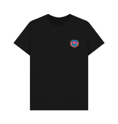Black Printed T-shirt Front