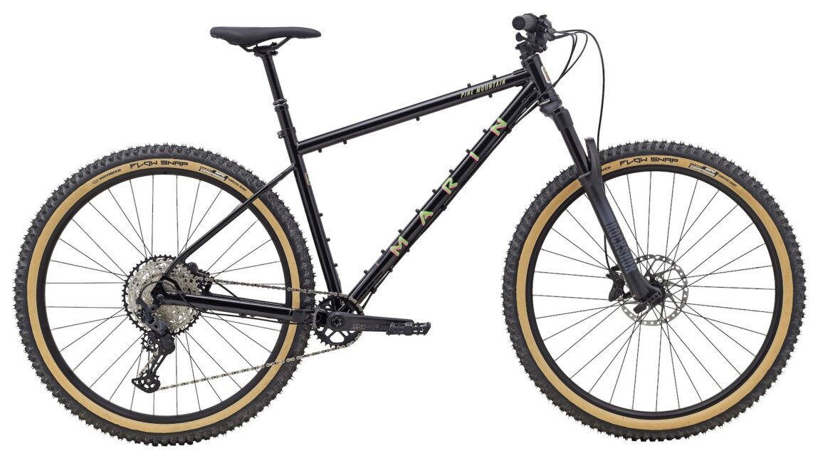 An image of a Marin Bikes hardtail mountain bike painted in black
