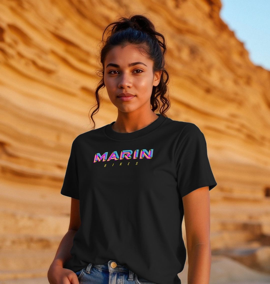 Marin Women's T-shirt Black – Marin Bikes
